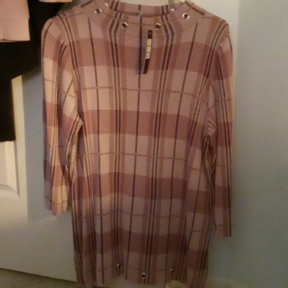 Belldini XL Rose Plaid Dress Shirt